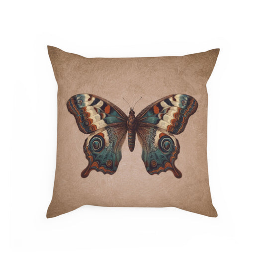Vintage Bohemian Butterfly Maximalist Throw Pillow 100% Cotton Cushion Cover