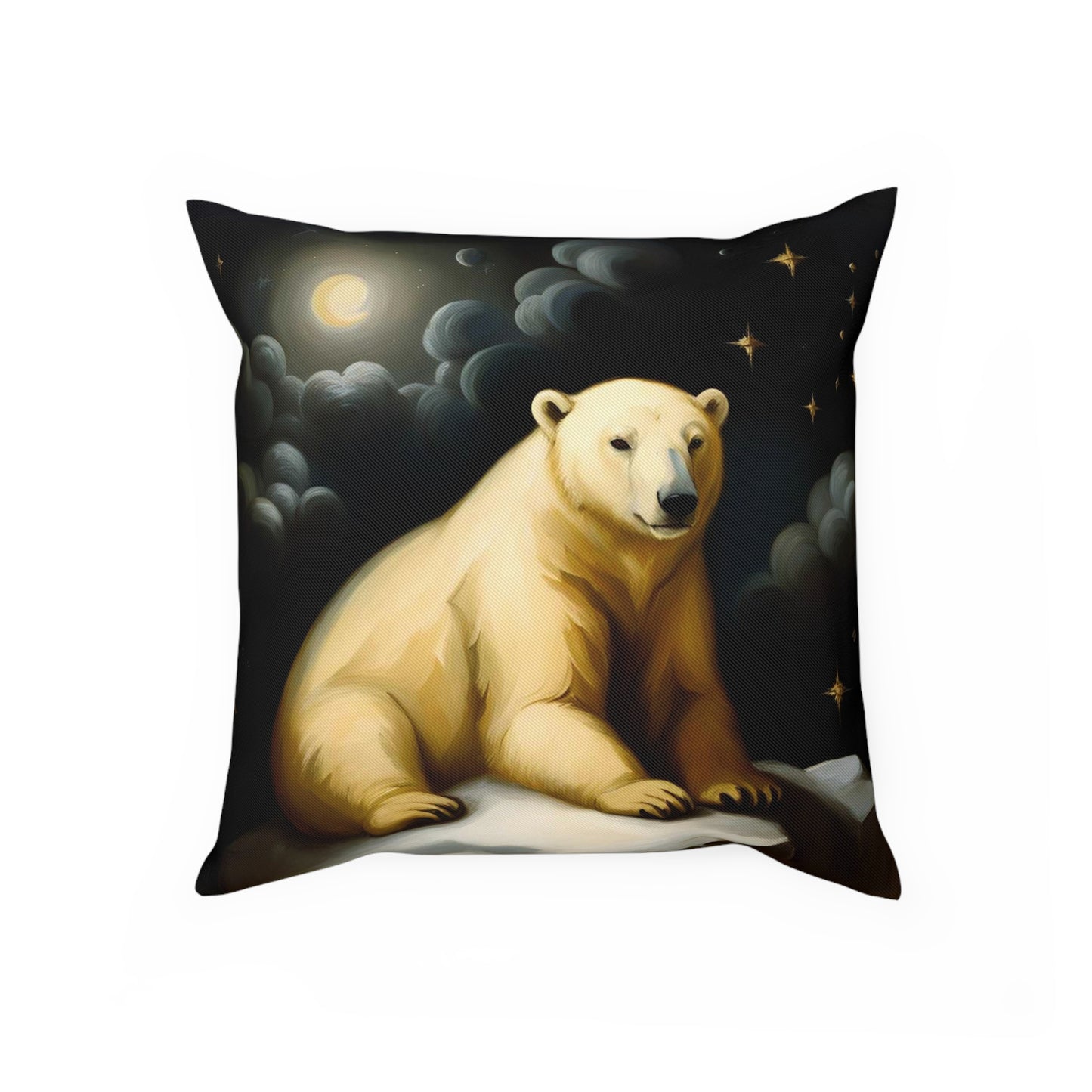 Polar Bear Nursery Throw Pillow