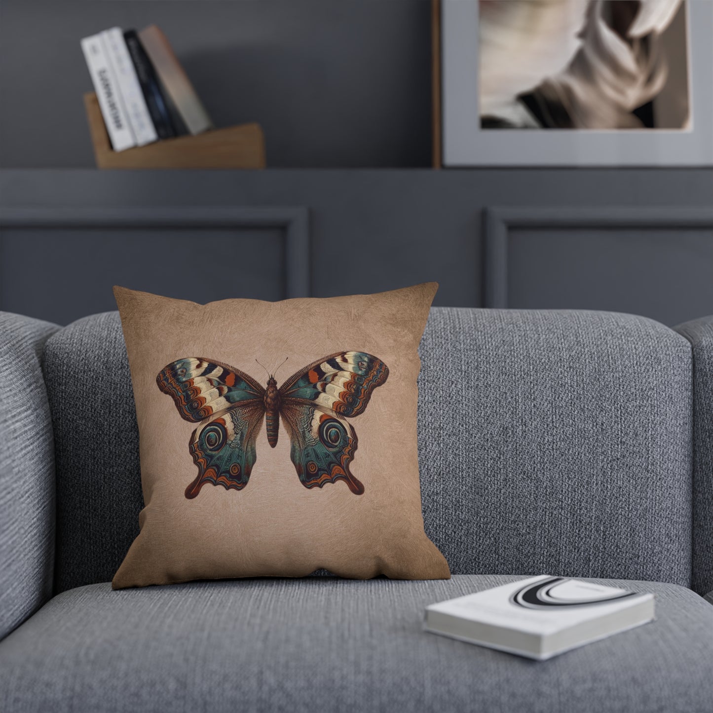 Vintage Boho Butterfly Cushion