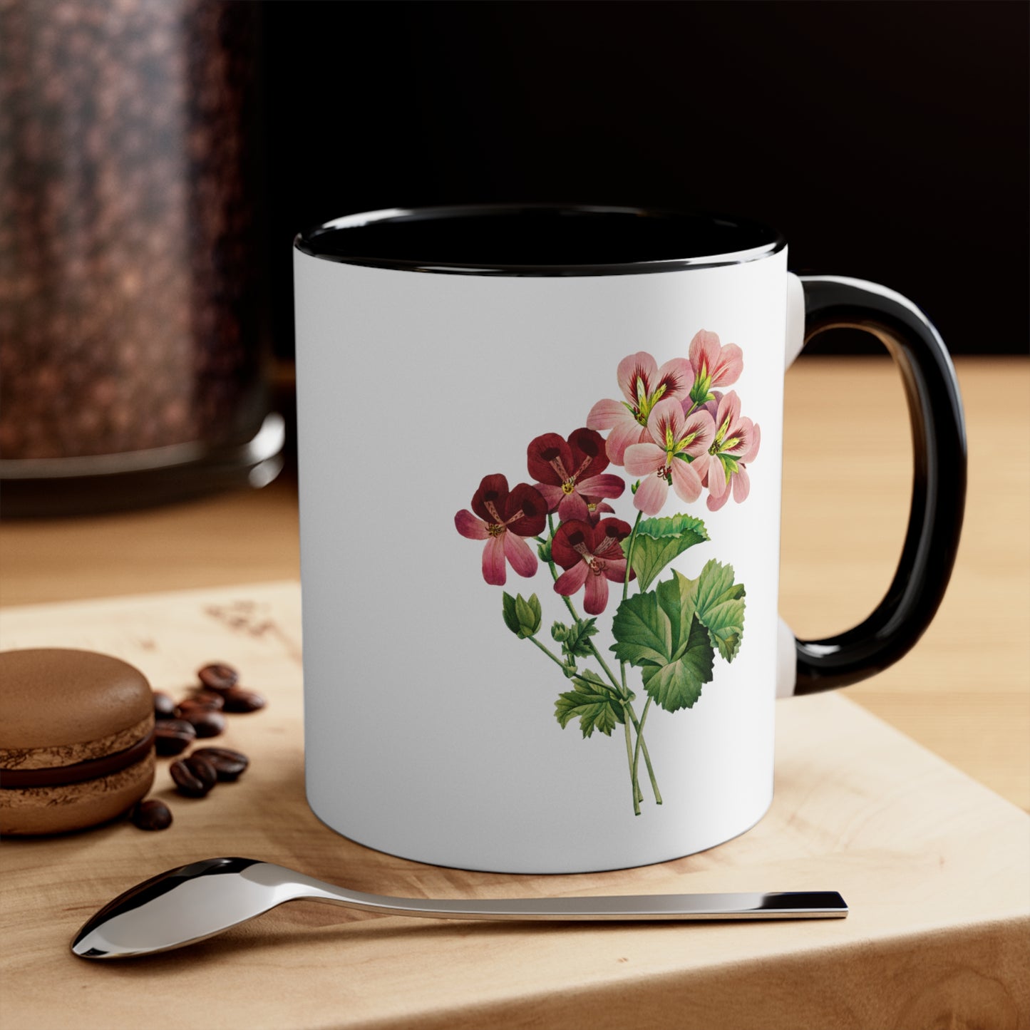 Pelargonium Bouquet Ceramic Mug