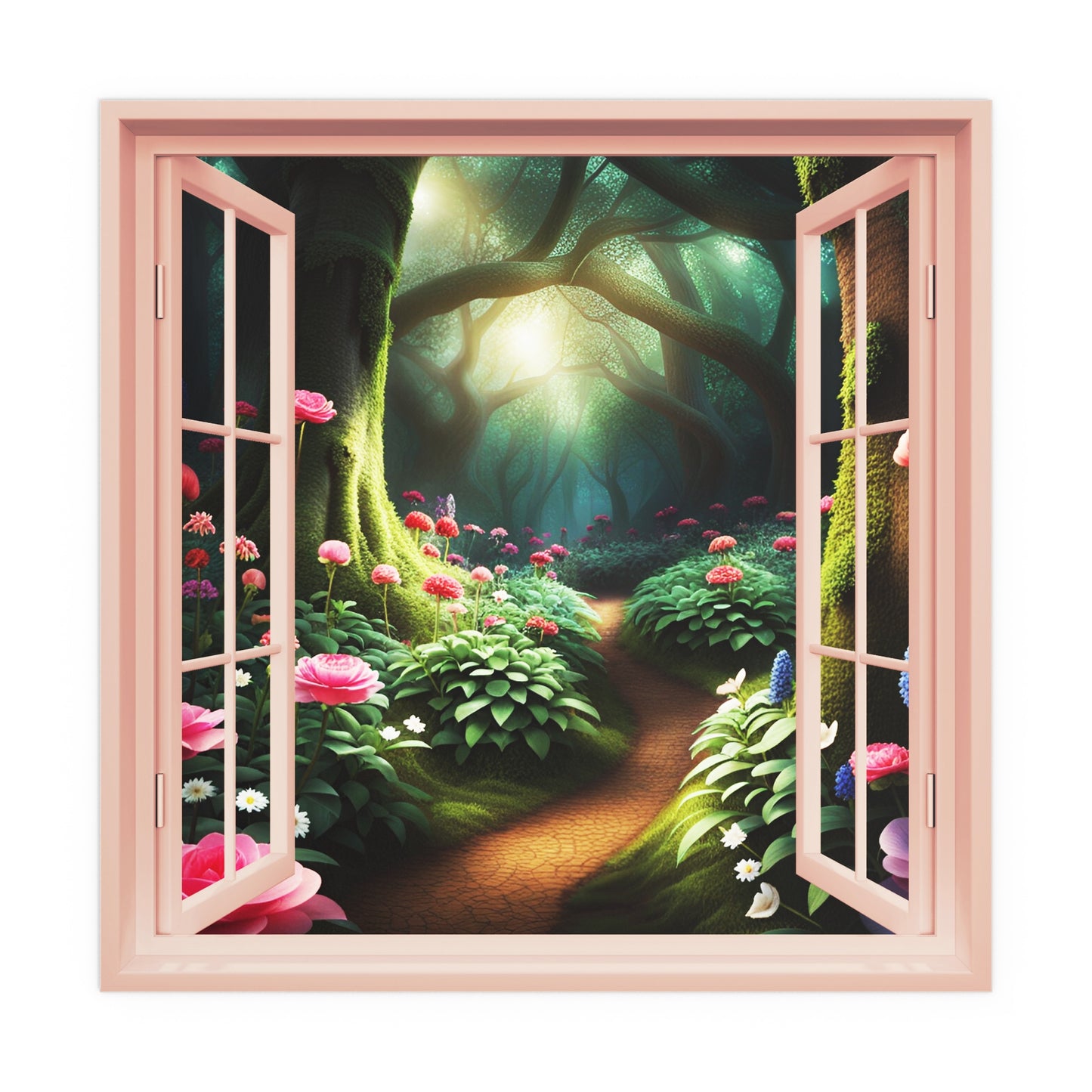 Enchanted Forest Window Poster