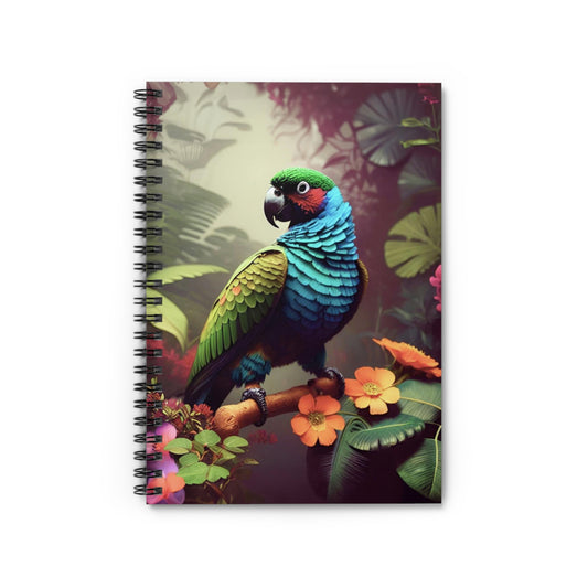 Tropical Parrot Spiral Notebook