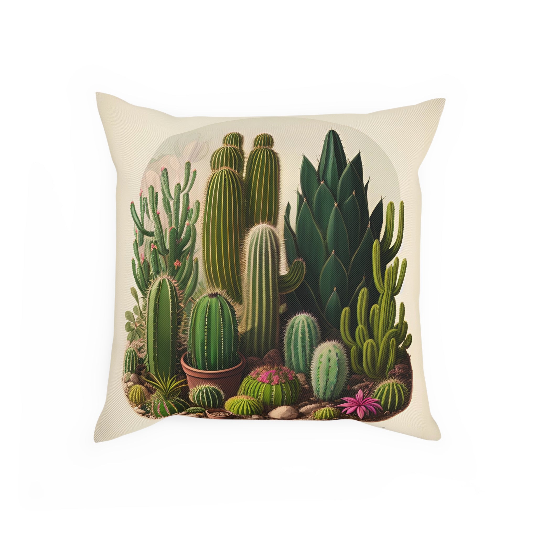 Cactus sales throw pillow