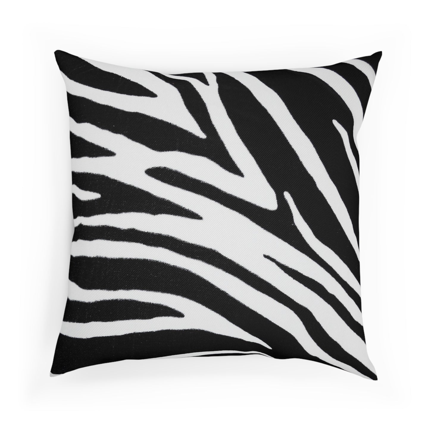 Zebra Print Throw Pillow