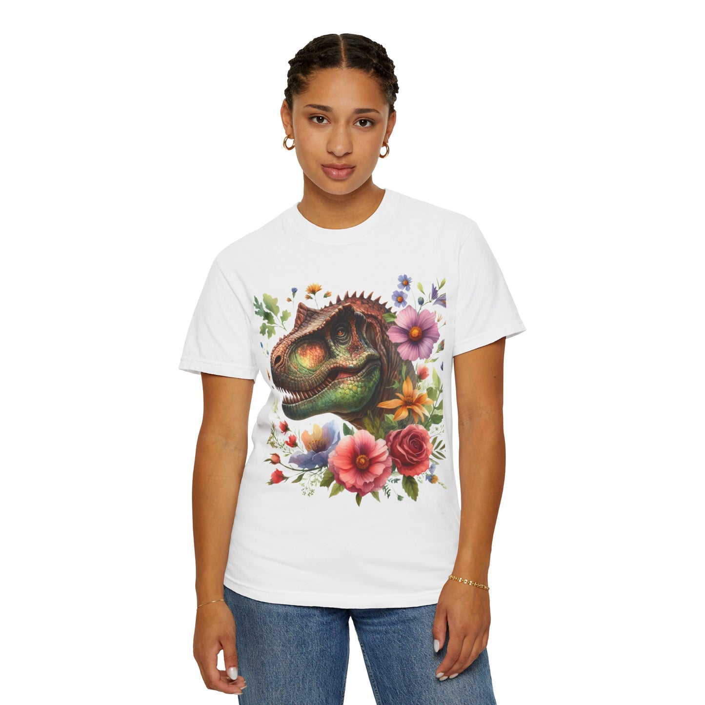 Floral Dinosaur T-shirt