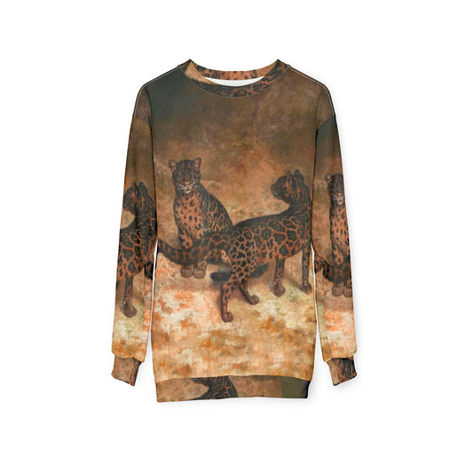 Clouded Leopards Art Print Sweatshirt