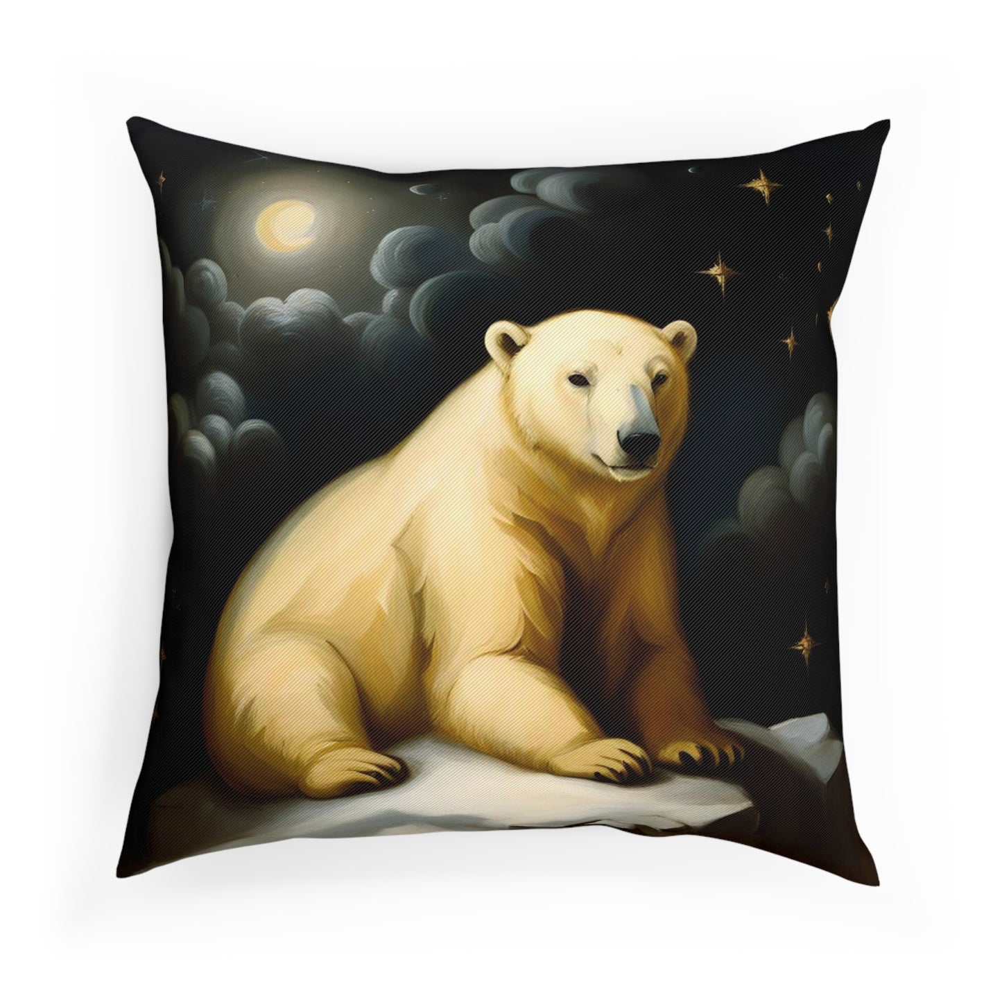 Polar Bear Nursery Throw Pillow