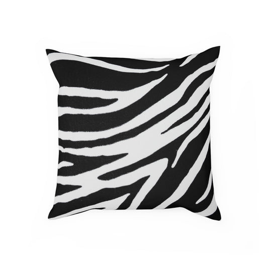 Eclectic Zebra Print Pattern Print Throw Pillow 100% Cotton Cushion Cover