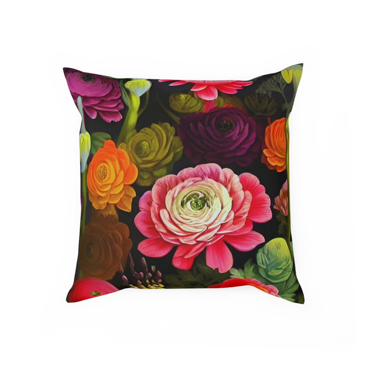 Dreamy Ranunculus Floral Cushion