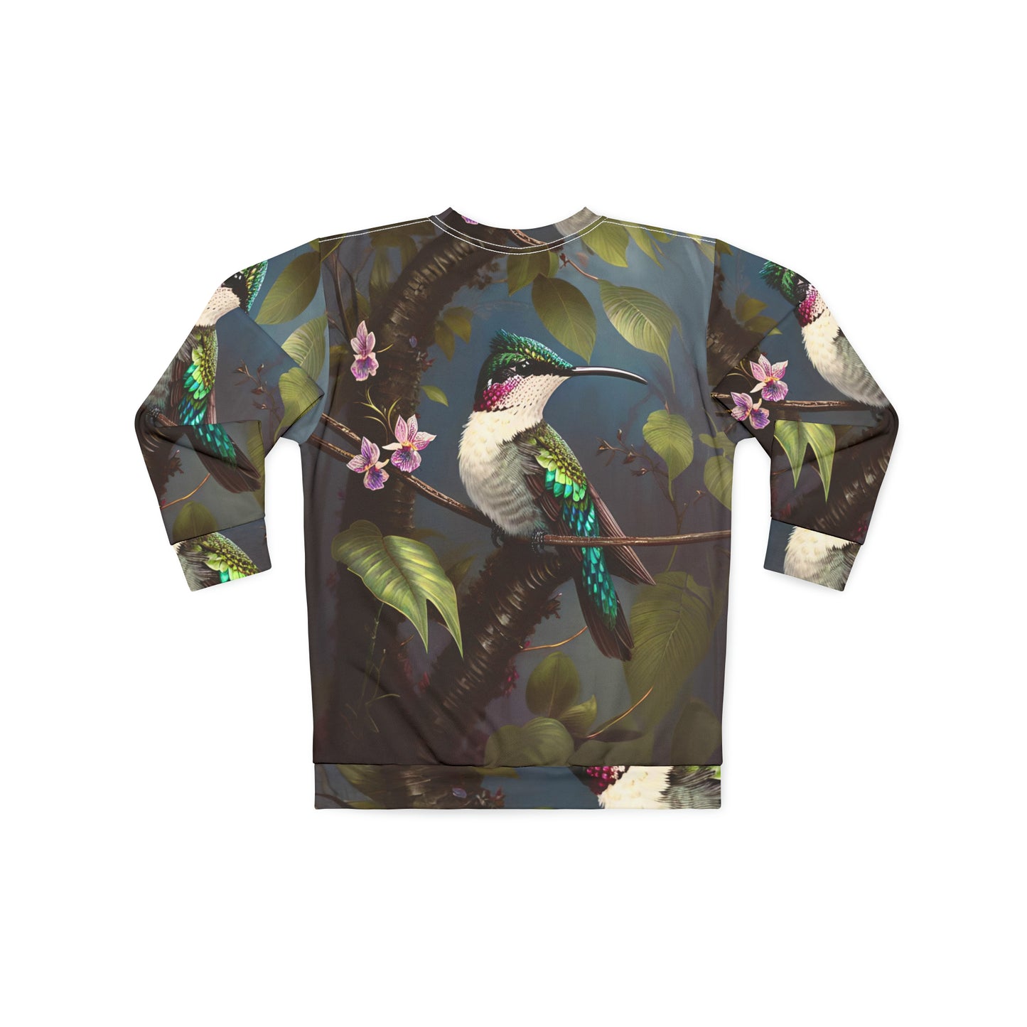 Tropical Hummingbird Art Print Sweatshirt