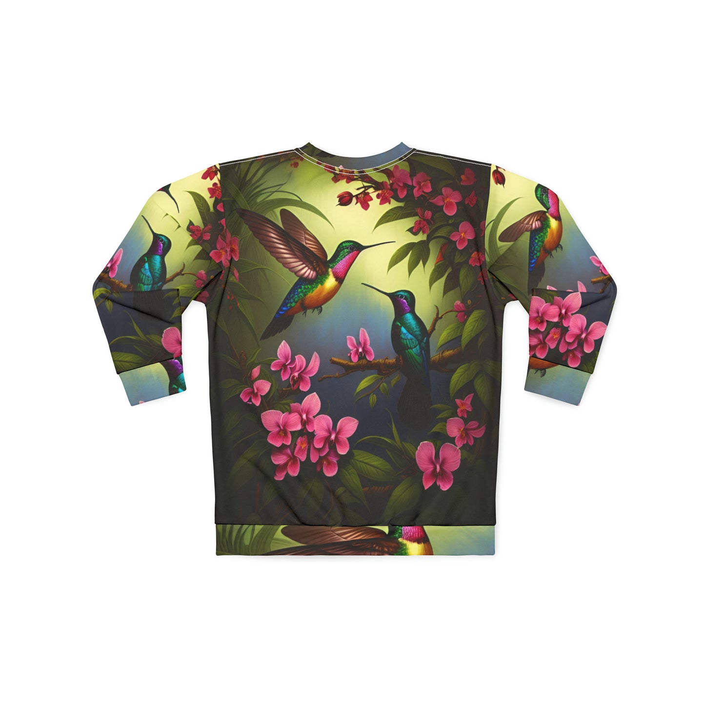 Tropical Hummingbirds Art Print Sweatshirt