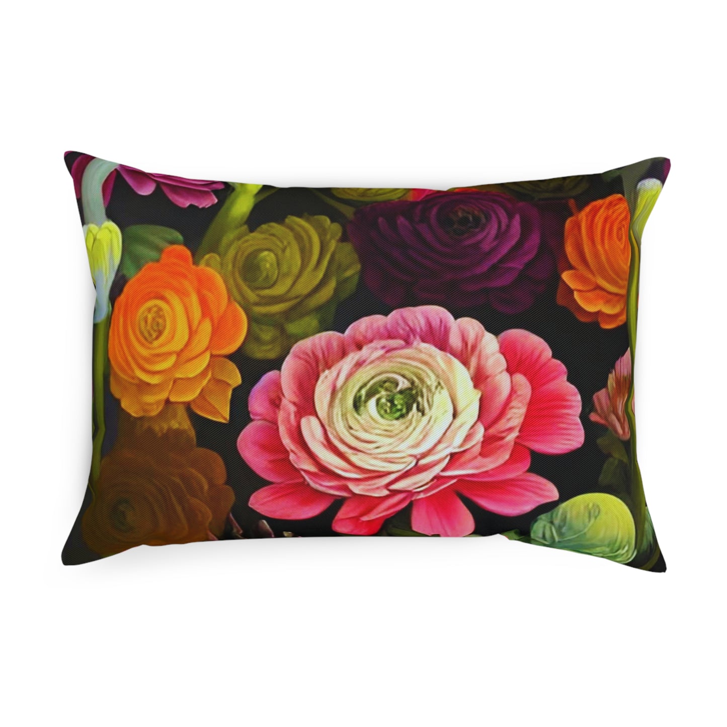 Dreamy Ranunculus Floral Cushion