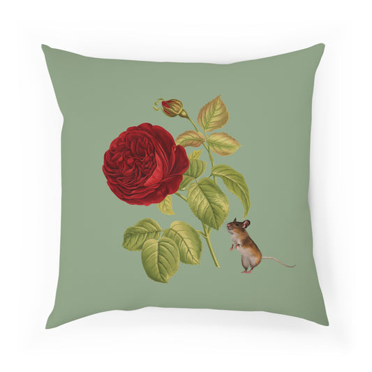 Red Rose Mouse Cushion