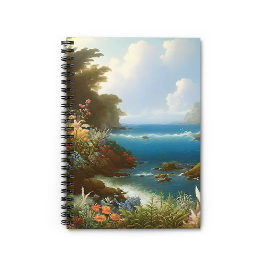 Dreamy Floral Bay Spiral Notebook