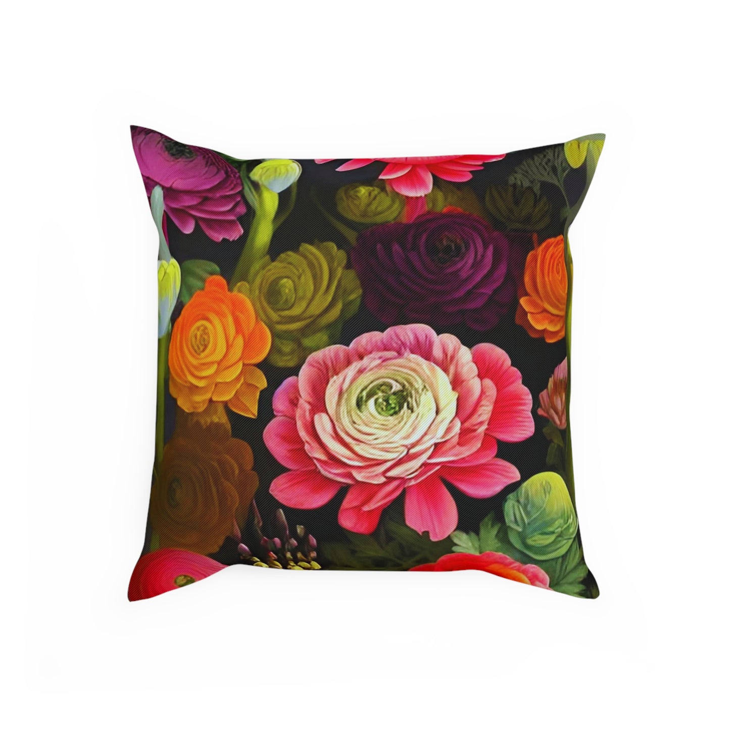 Dreamy Ranunculus Floral Cushion