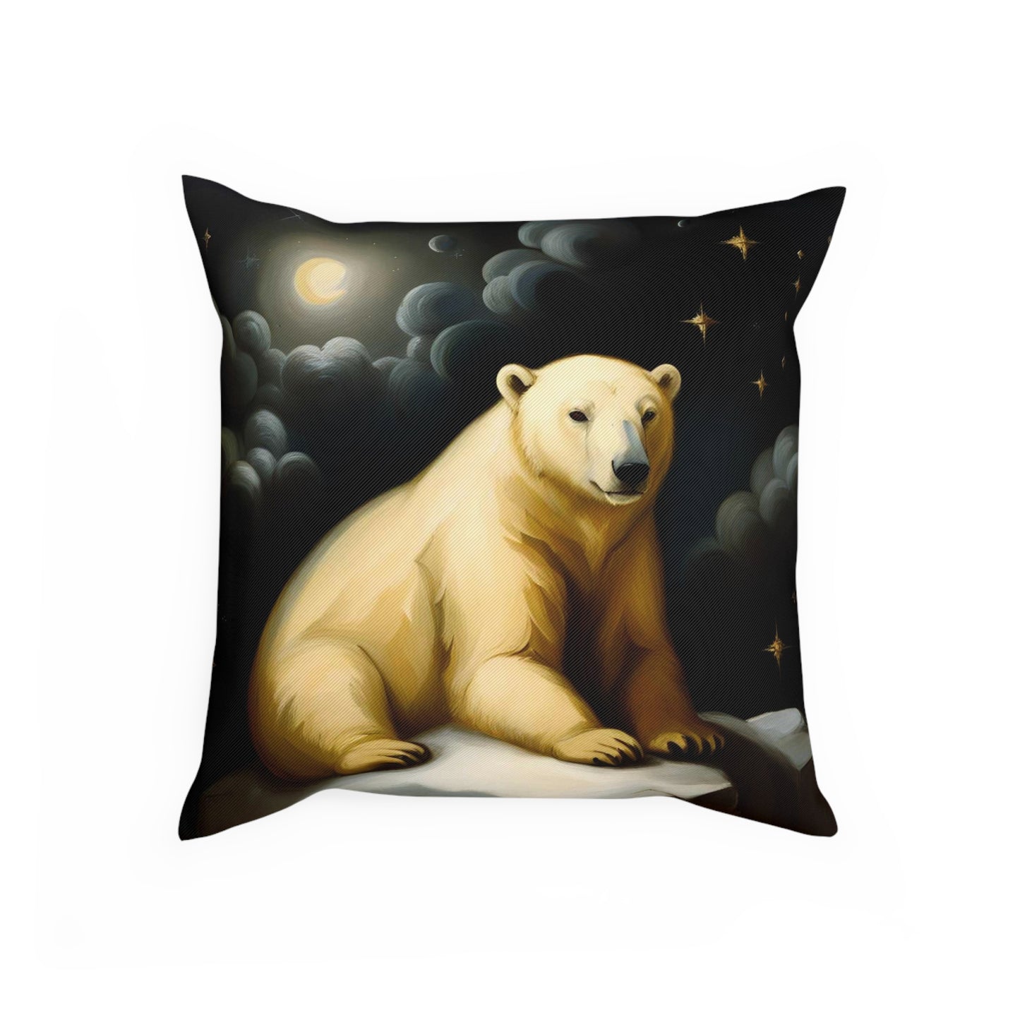 Polar Bear Nursery Throw Pillow